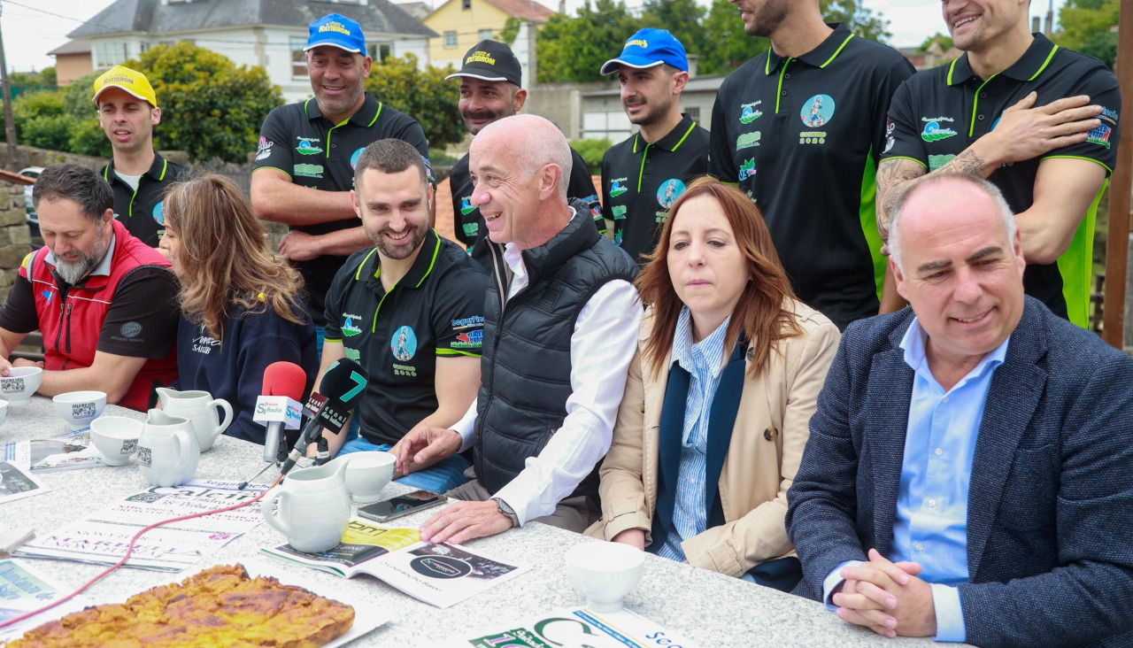 Un momento de la presentación de hoy, que incluyó ya degustaciones