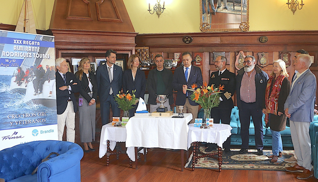 Acto de presentación de la Regata Almirantre Rodríguez Toubes que se celebra este fin de semana