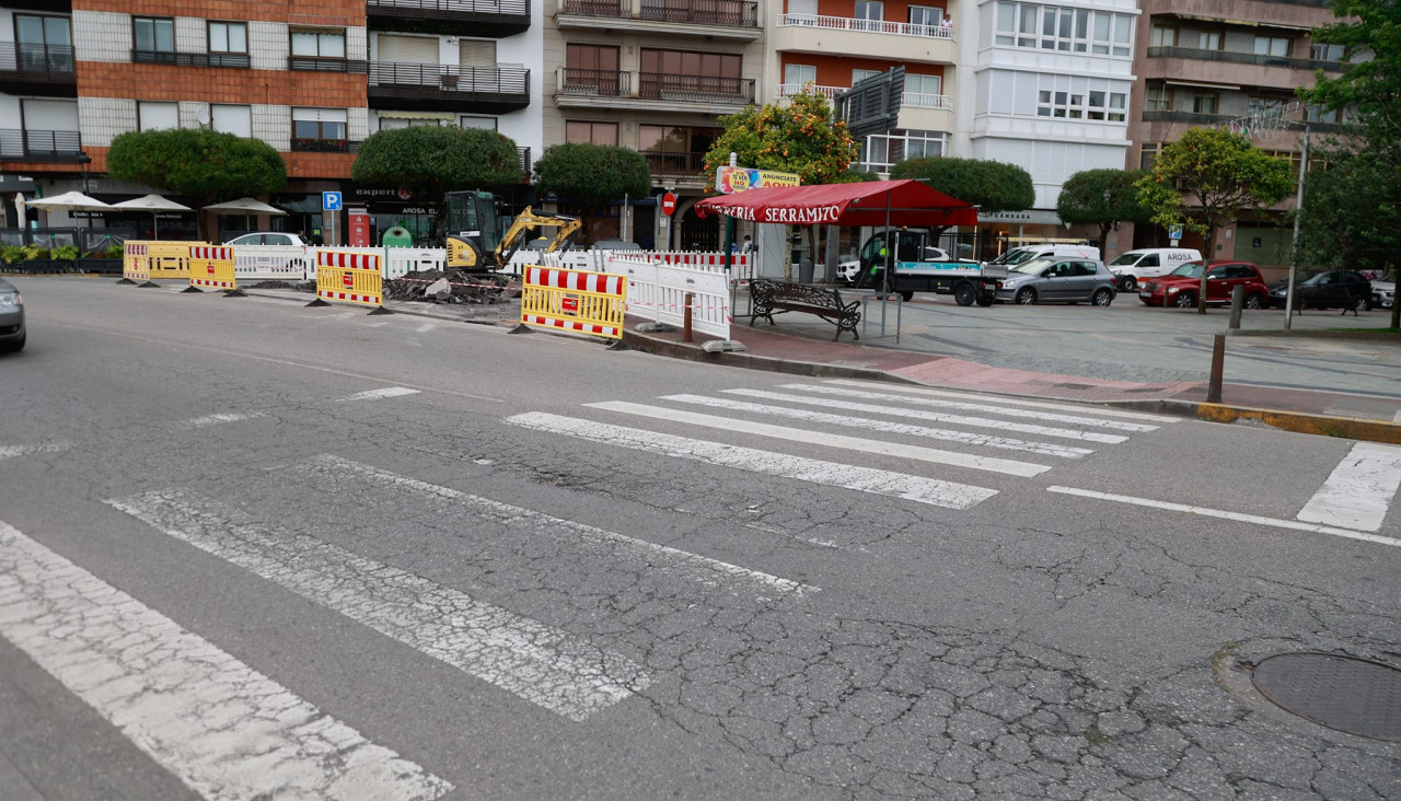 Obras en la zona