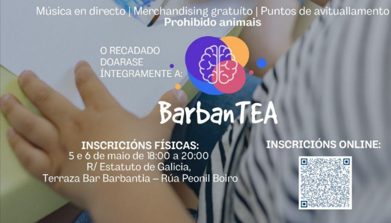 Parte inferior del cartel anunciador de la andaina solidaria programada para el 31 de mayo
