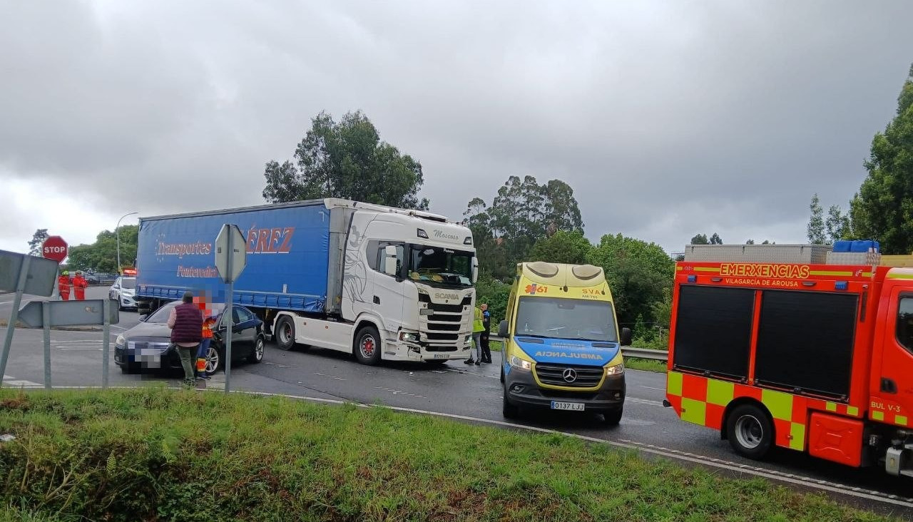 Accidente en O Salgueiral