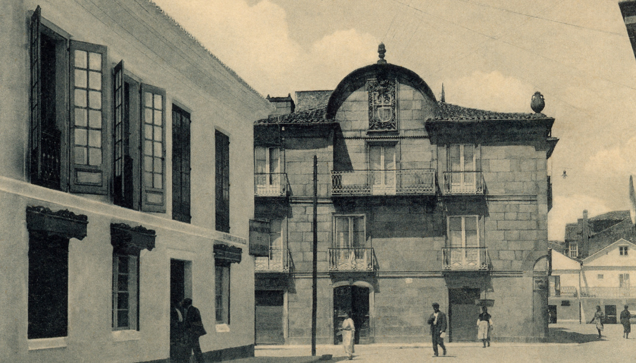 Casa dos Abalo  con el escudo