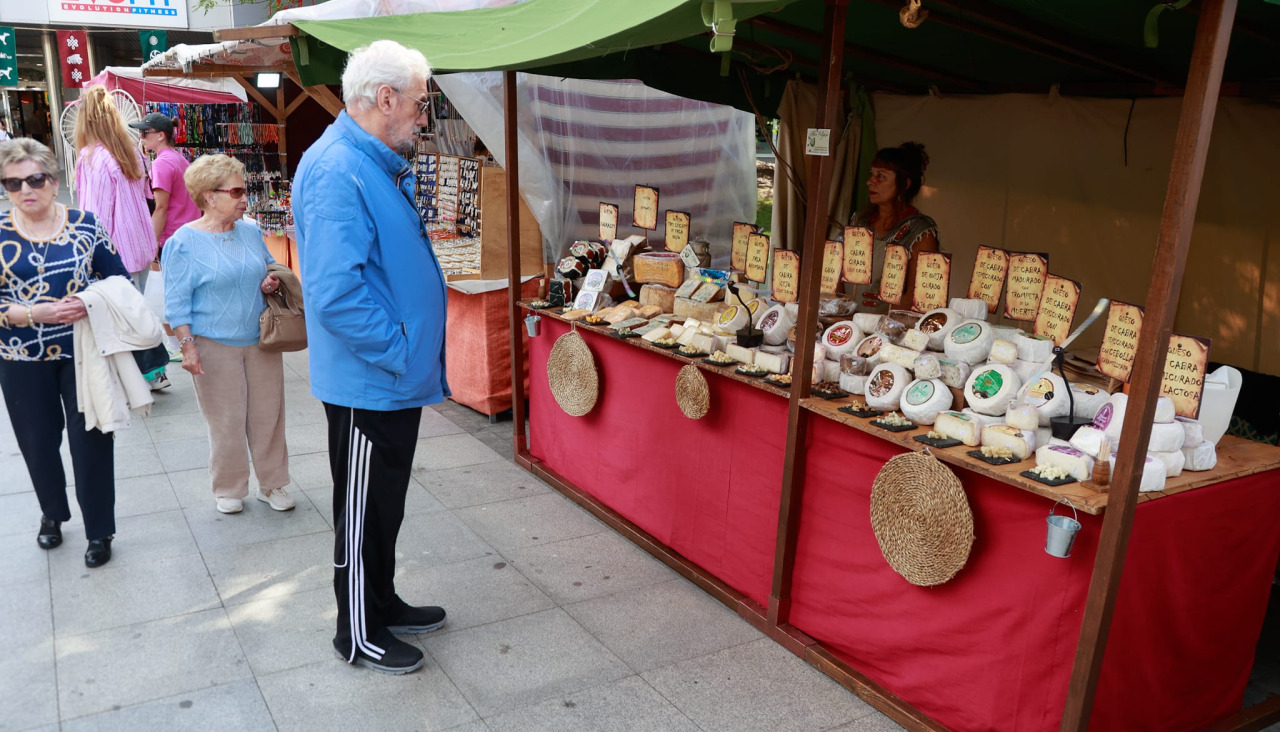 Inauguración de la Feira Celta de Santa Rita en Vilagarcía