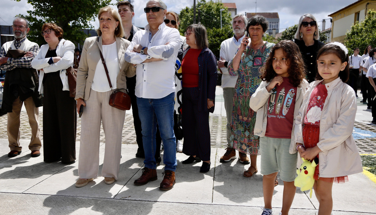 Asistentes a un evento organizado en A Nosa Señora da Xunqueira