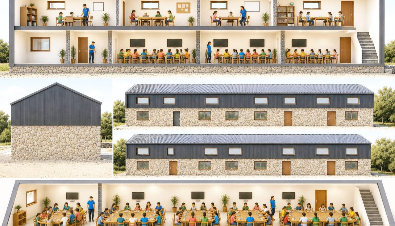Representaciones de futuro aspecto de los inmuebles