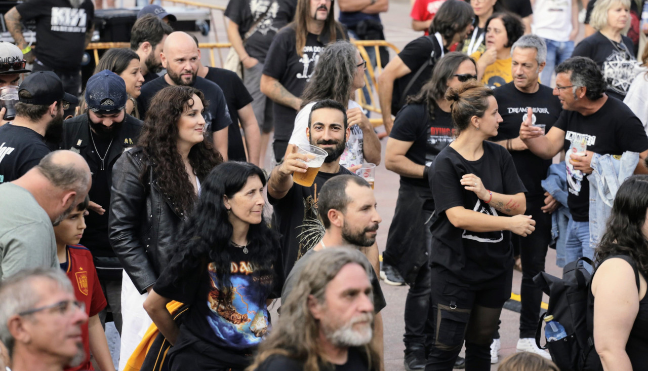 Público en el Alén Metal Fest en Vilagarcía