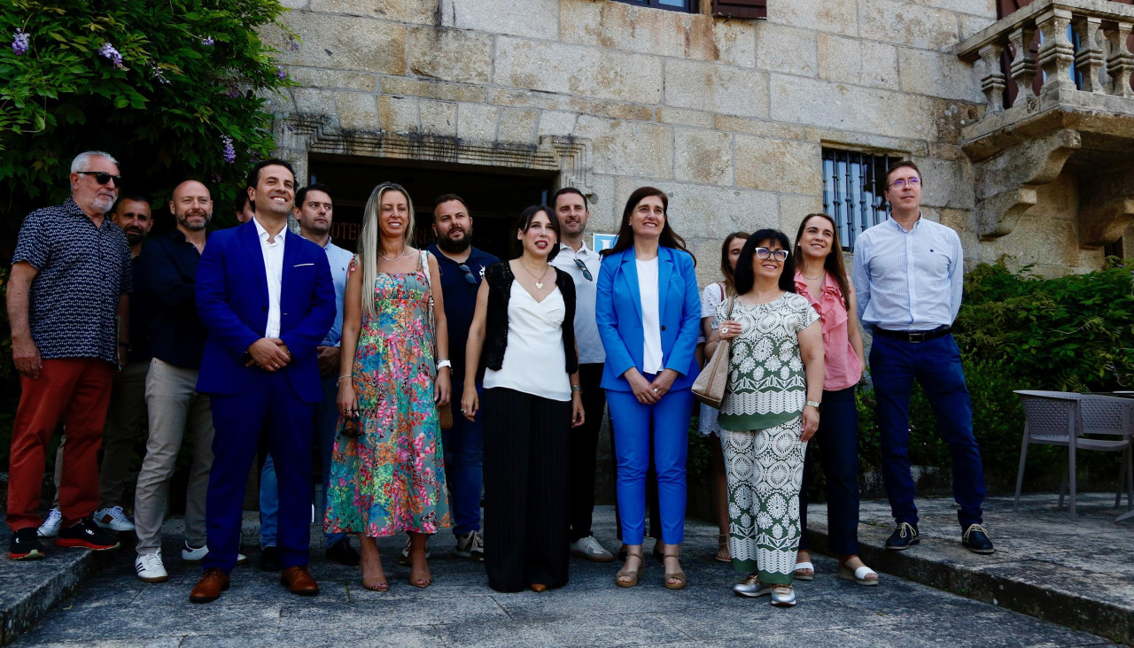 Un encuentro entre empresarios celebrado en el Hotel Pazo Rial