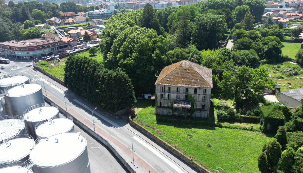 Imagen aérea de la Casa de los Duques de Terranova