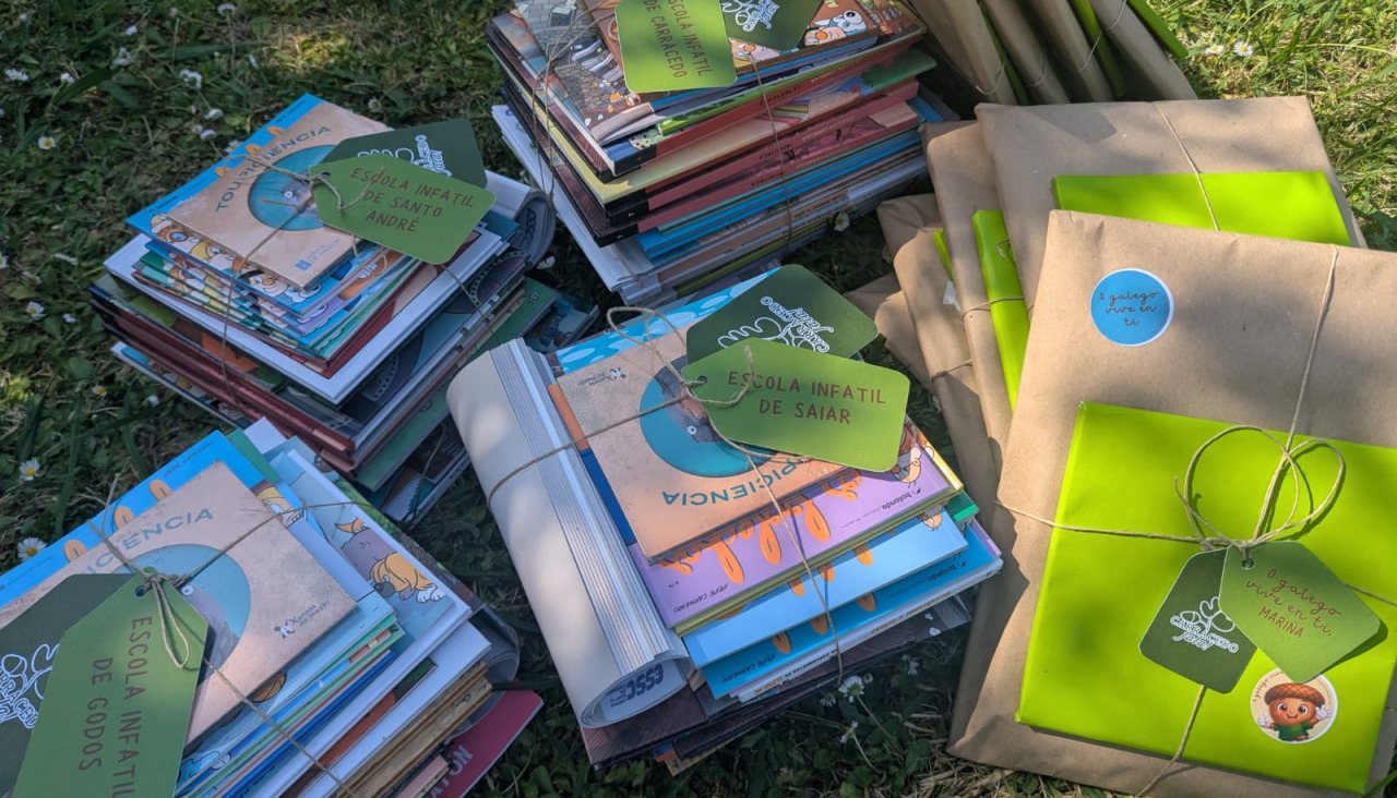Los libros cedidos a los centros educativos
