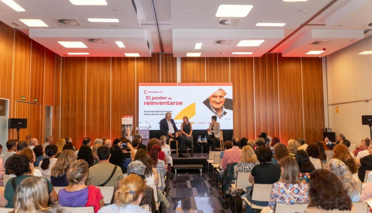 Fernando Romay en una de las jornadas del programa ‘Talento 45+’