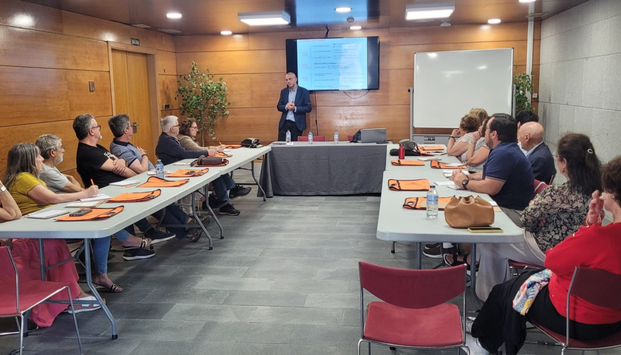 Algunos de los participantes en el taller inaugural