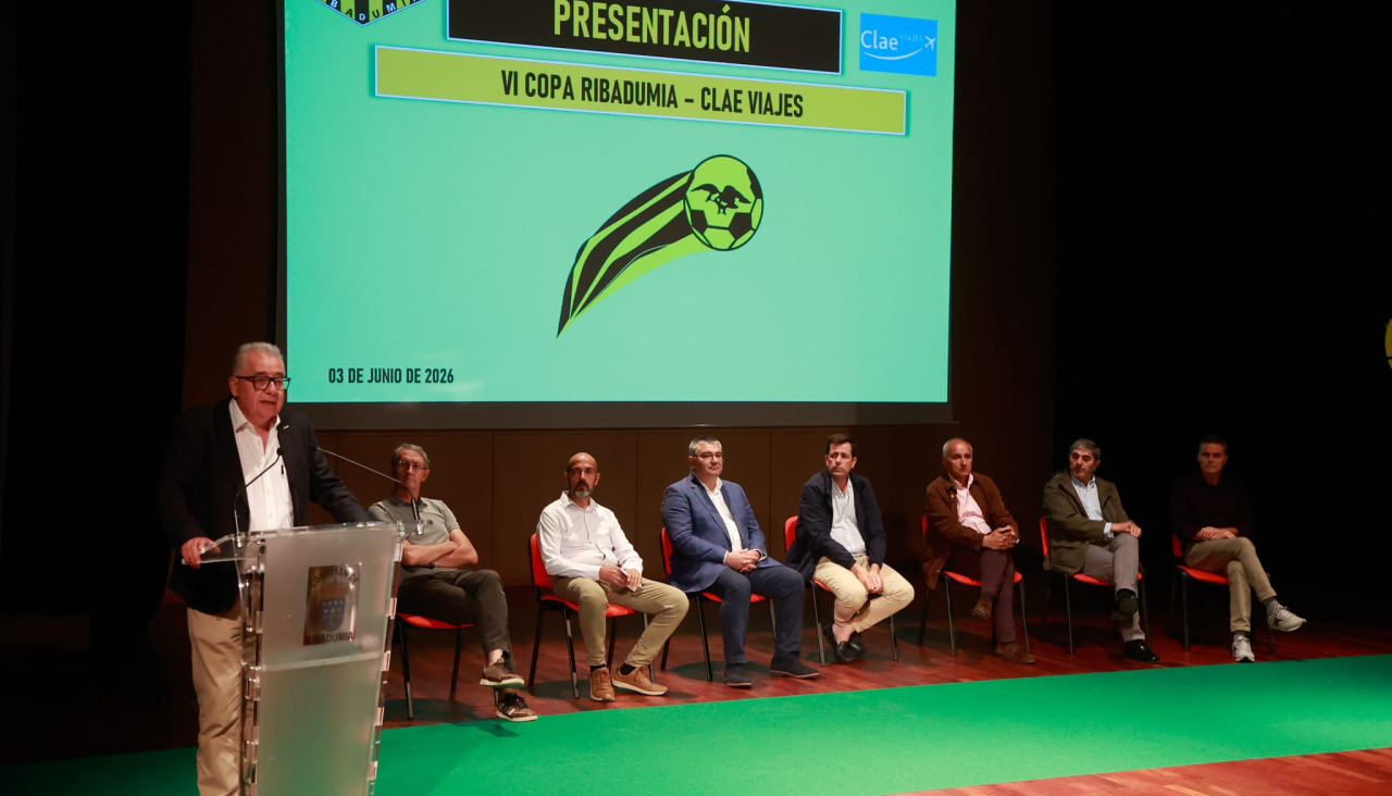 Presentación de la VI edición de la Copa Ribadumia-Clae Viajes