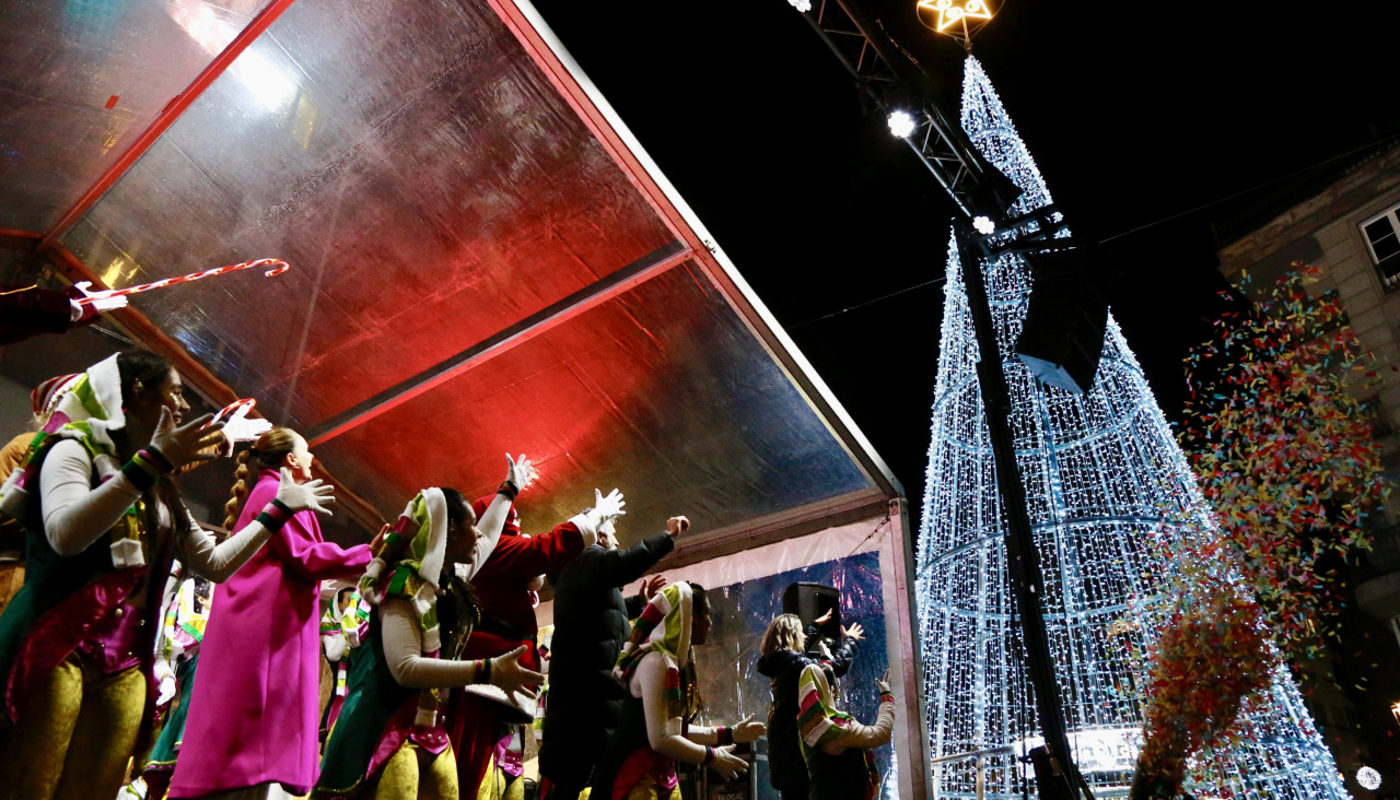 Encendido de las luces de Navidad en Vilagarcía