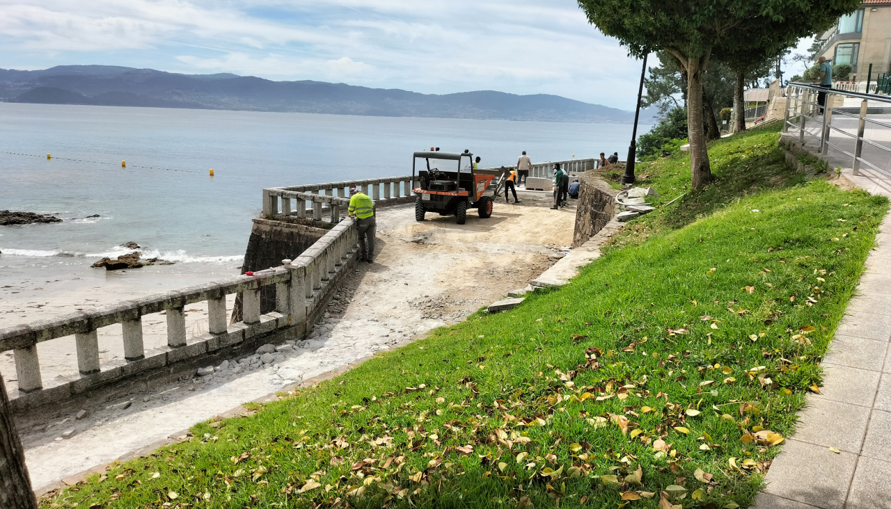 obras paseo de silgar sanxenxo