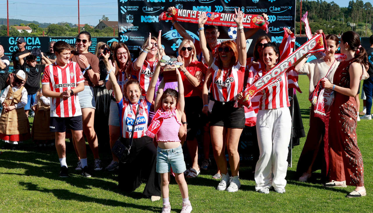 El Sporting de Gijón se llevó el premio a la mejor afición