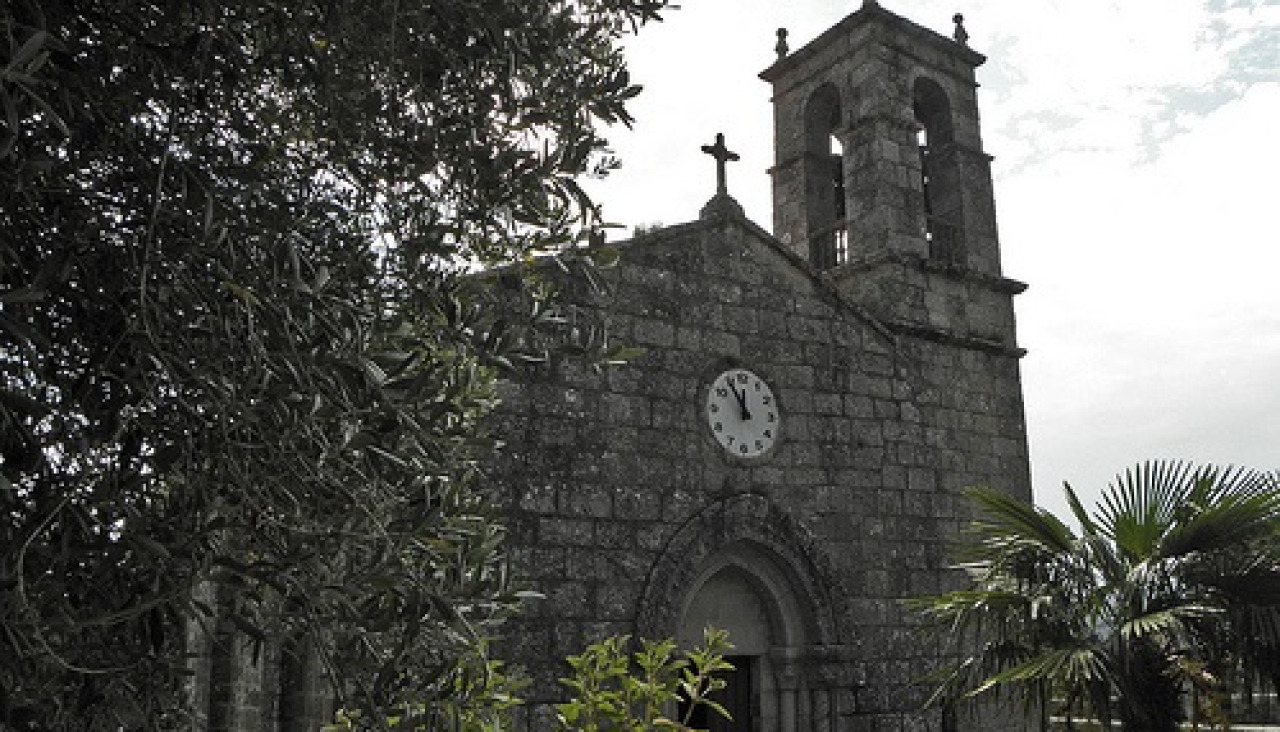 La iglesia de San Xulián de Romai, en Portas