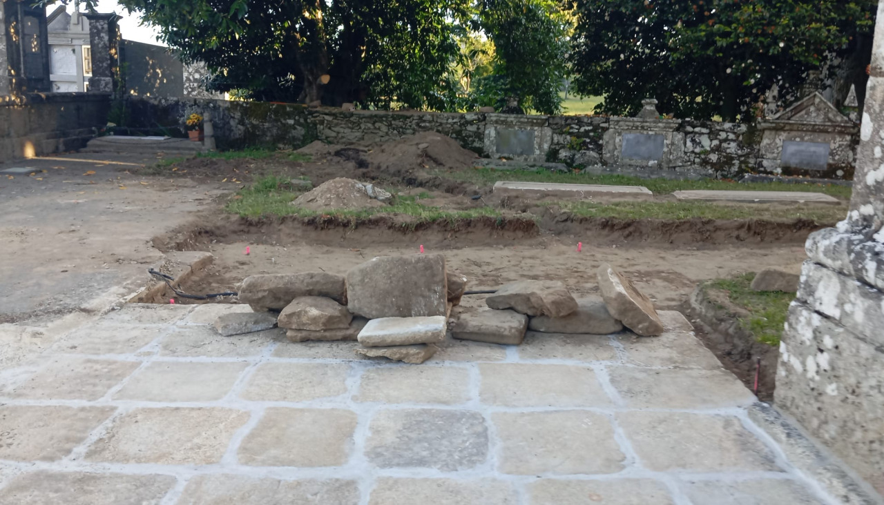 Obras en el entorno de la iglesia