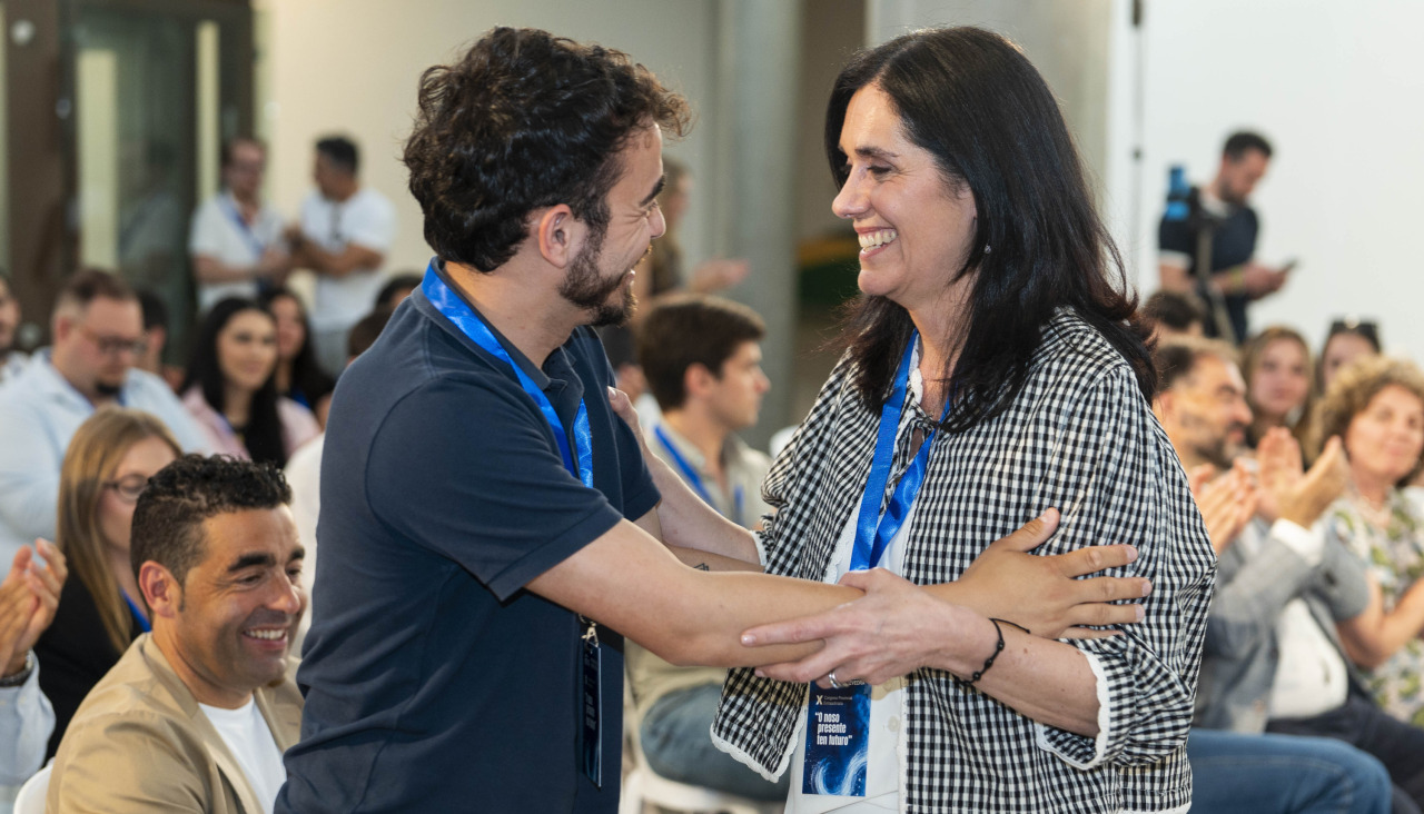 Raúl Santamaría con Paula Prado