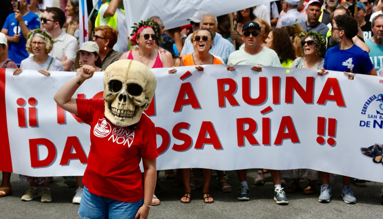 Un momento de la manifestación