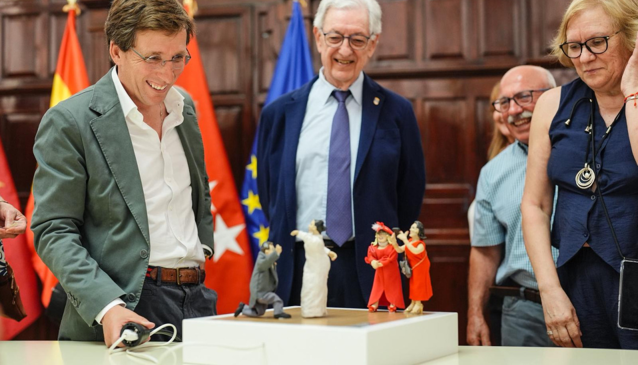 La delegación de Valga en el Palacio de Cibeles