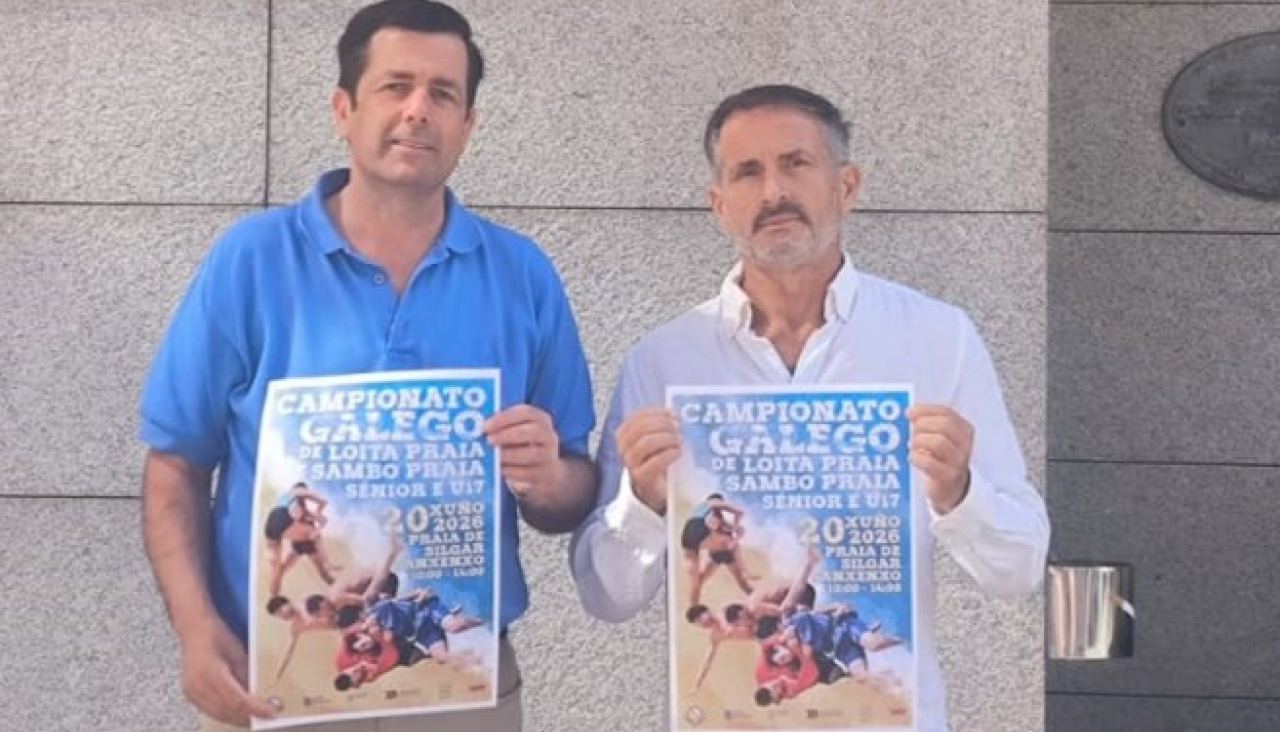 Marcos Guisasola e José Luis Olazabal presentaron o evento en Sanxenxo