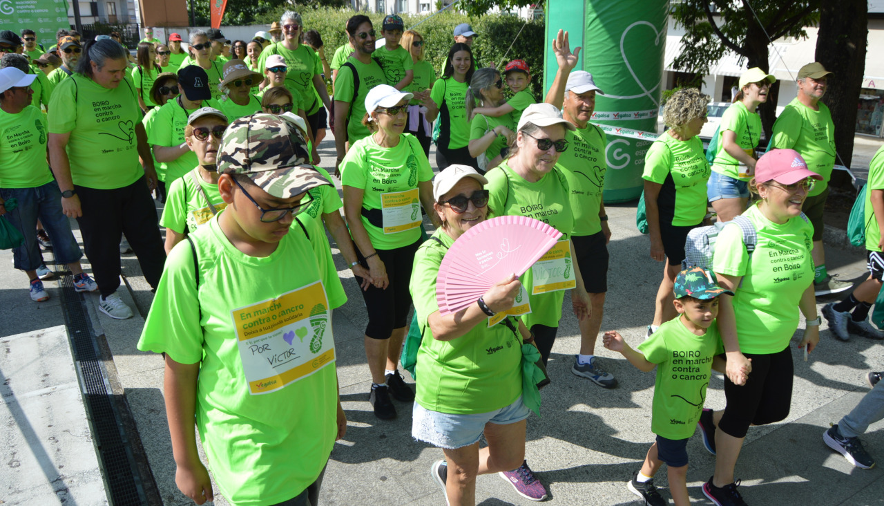 Más de medio millar de personas se inscribieron en la caminata celebrada ayer