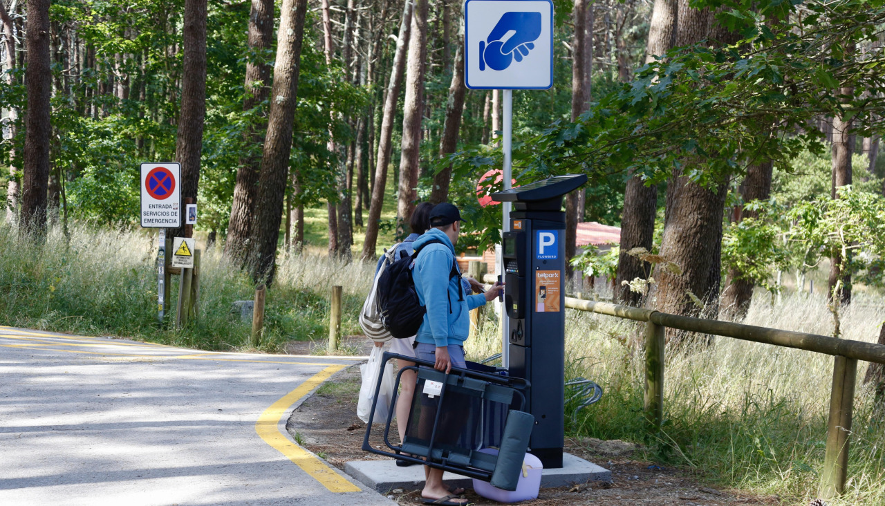 Los nuevos parquímetros en Area da Secada