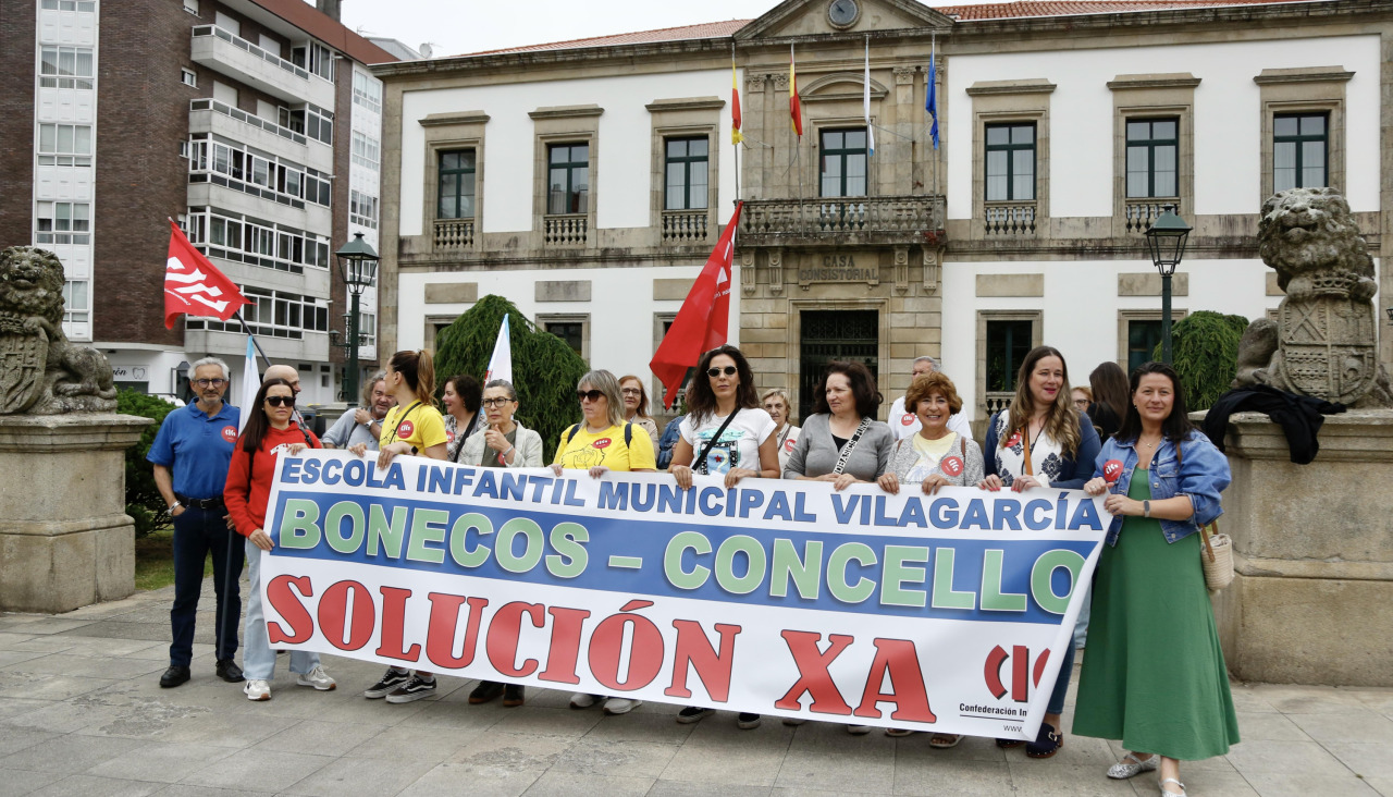 Concentración de docentes y famiias
