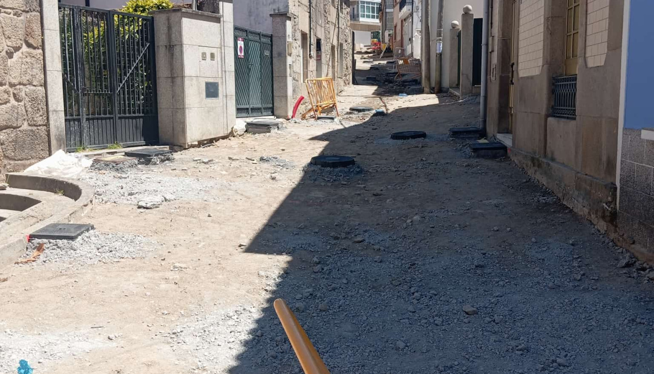 Estado de la calle de Vilaxoán