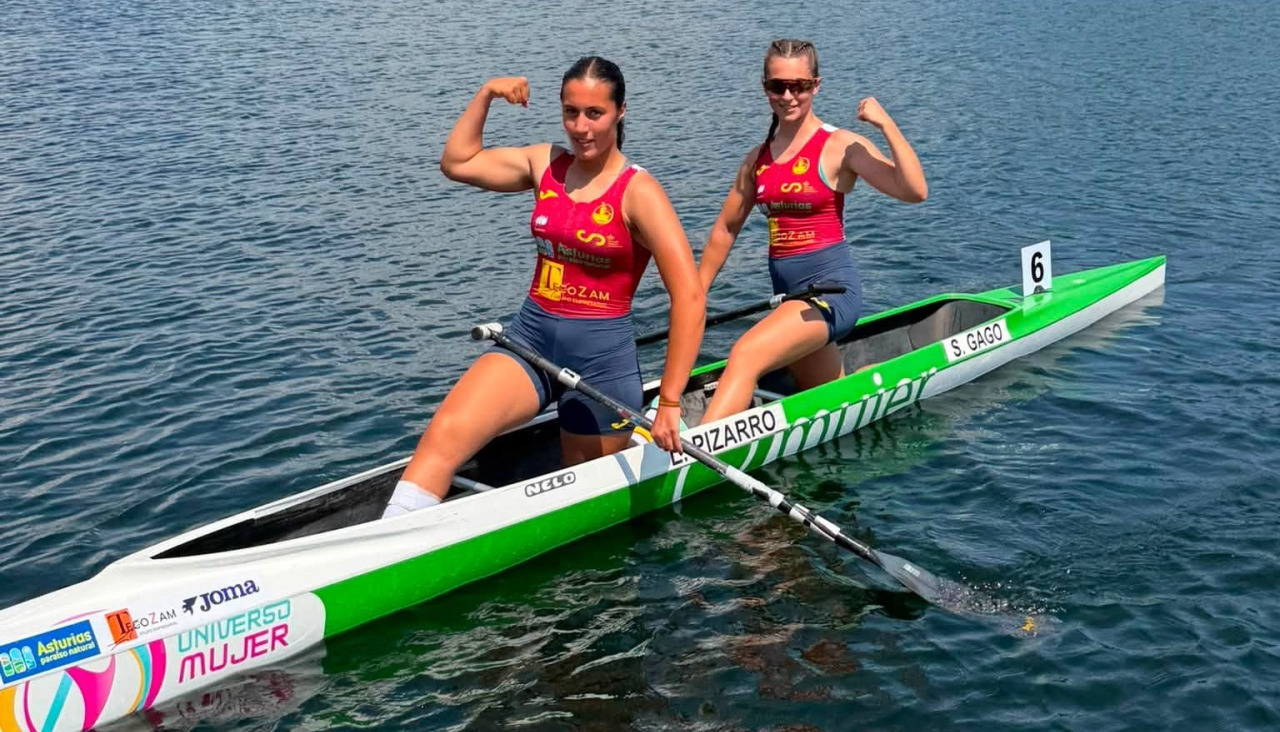 Lucía Pizarro y Silvia Gago fueron sextas del mundo en C2 500 júnior