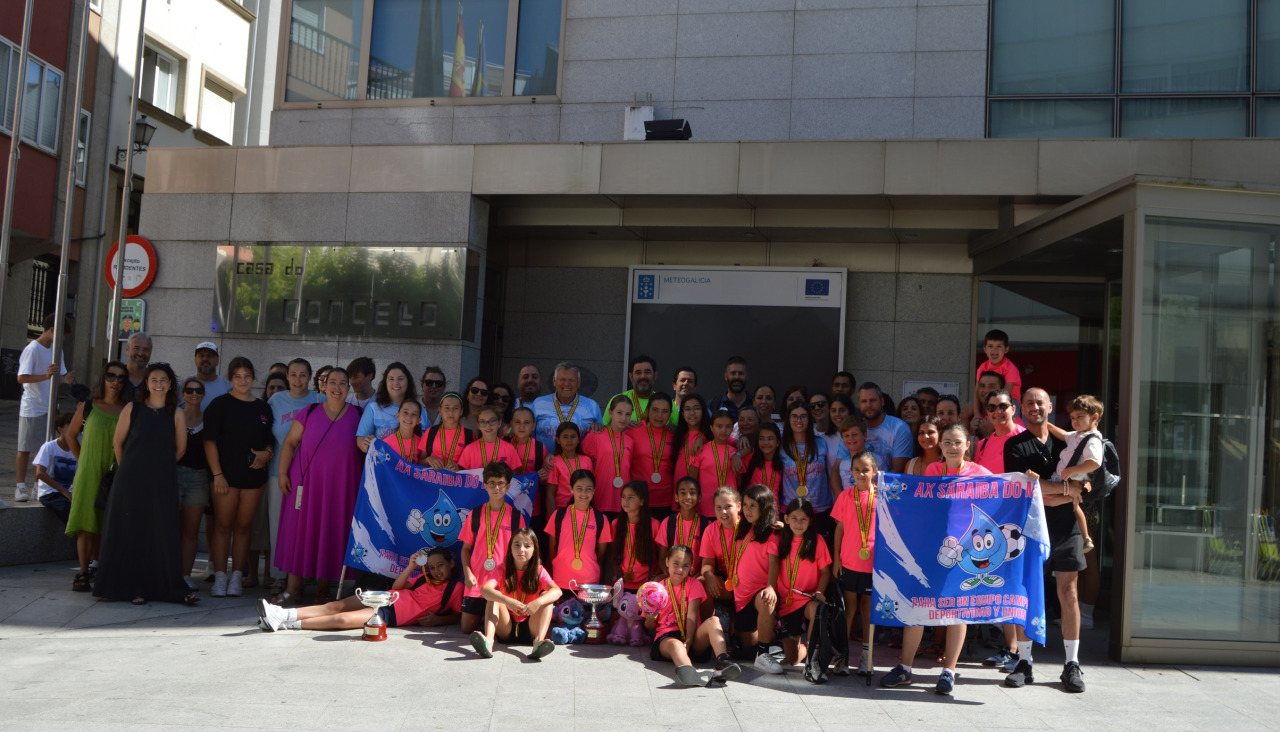 El Saraiba do Mar regresó de Madrid como campeón de España benjamín y subcampeón alevín