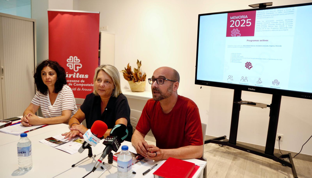 Presentación de la memoria de Cáritas 2025