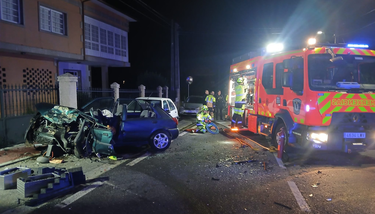 El siniestro fue sobre las cinco de la madrugada en la Avenida de Cornazo
