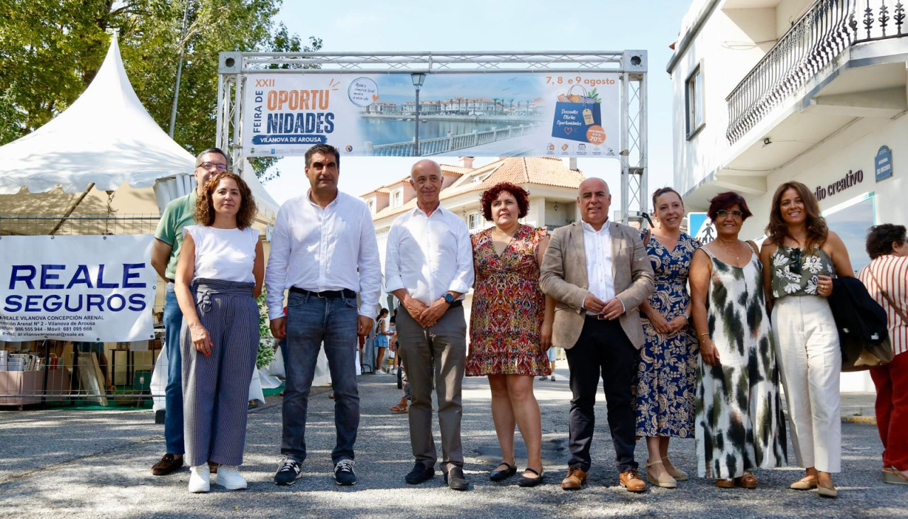 Inauguración de la Feira de Oportunidades de Vilanova
