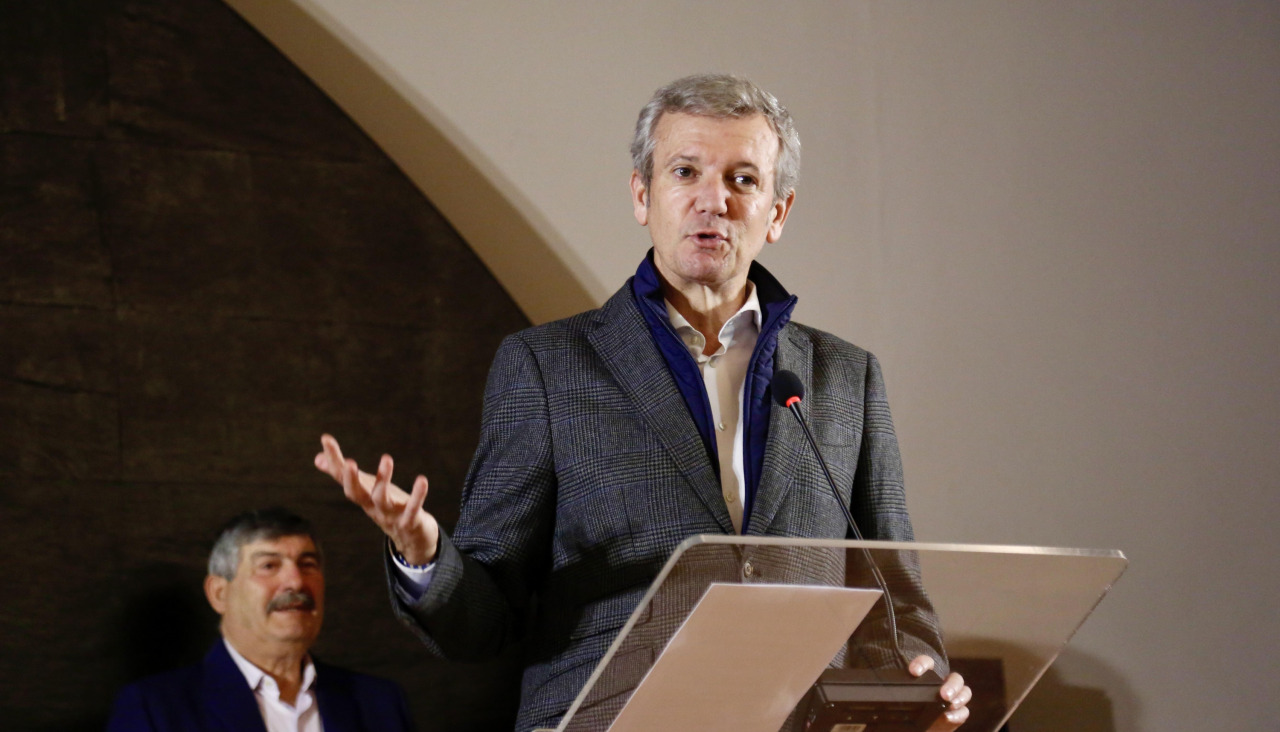 El presidente de la Xunta, Alfonso Rueda