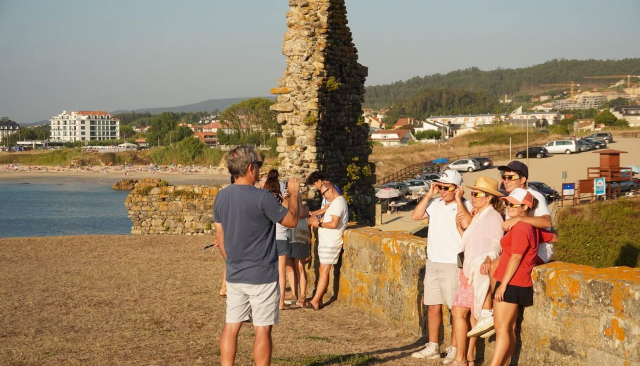 La zona de la capilla de A Lanzada fue otro de los lugares escogidos