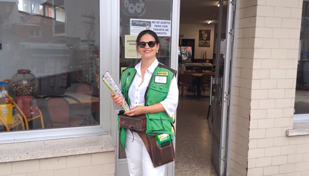 La vendedora que ha dado el premio mayor