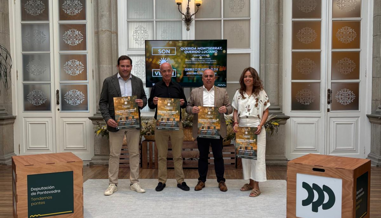 Presentación del concierto de Vilanova en la Diputación