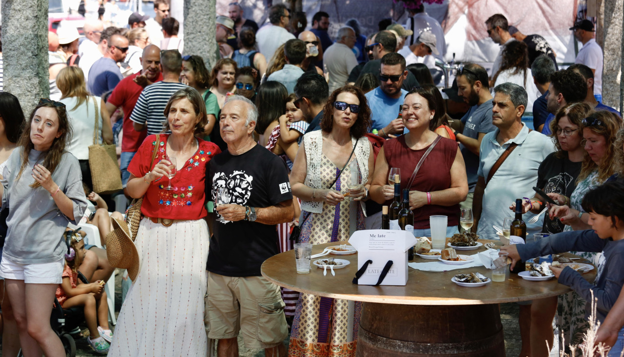 Público asistente a la Festa Mariñeira de Cambados