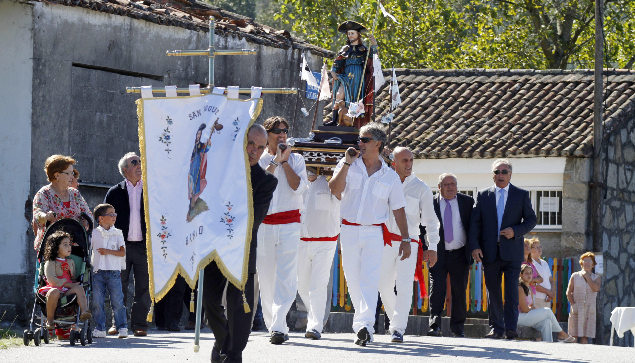 Procesión de San Roque en Bamio