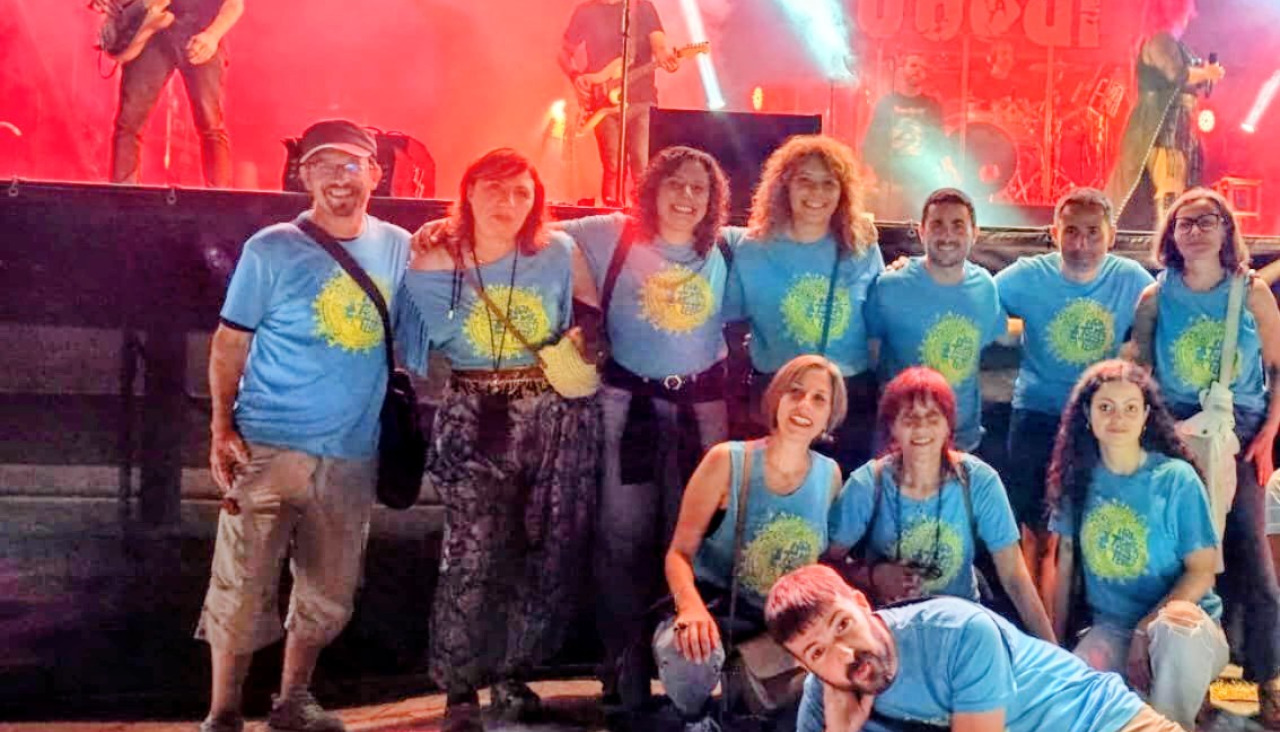 Miembros de la comisión ‘Non me toques as festas’