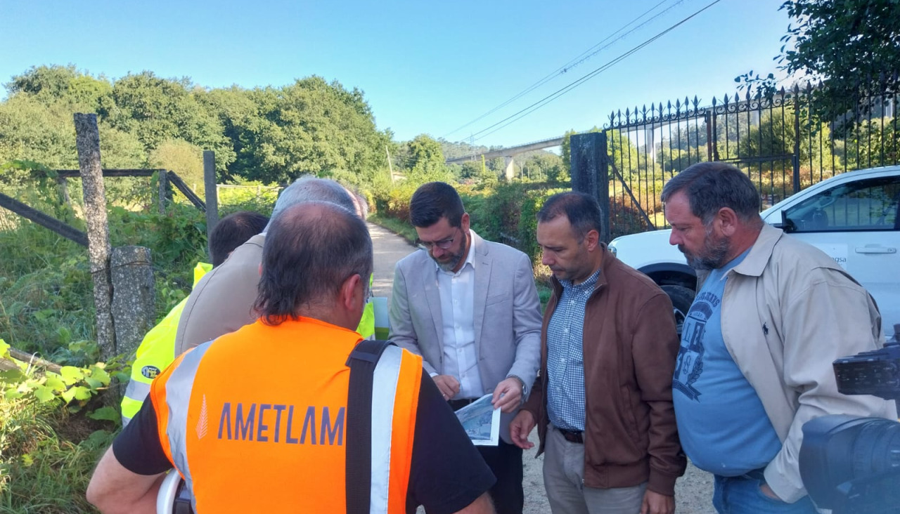 Visita al río Umia a su paso por Caldas
