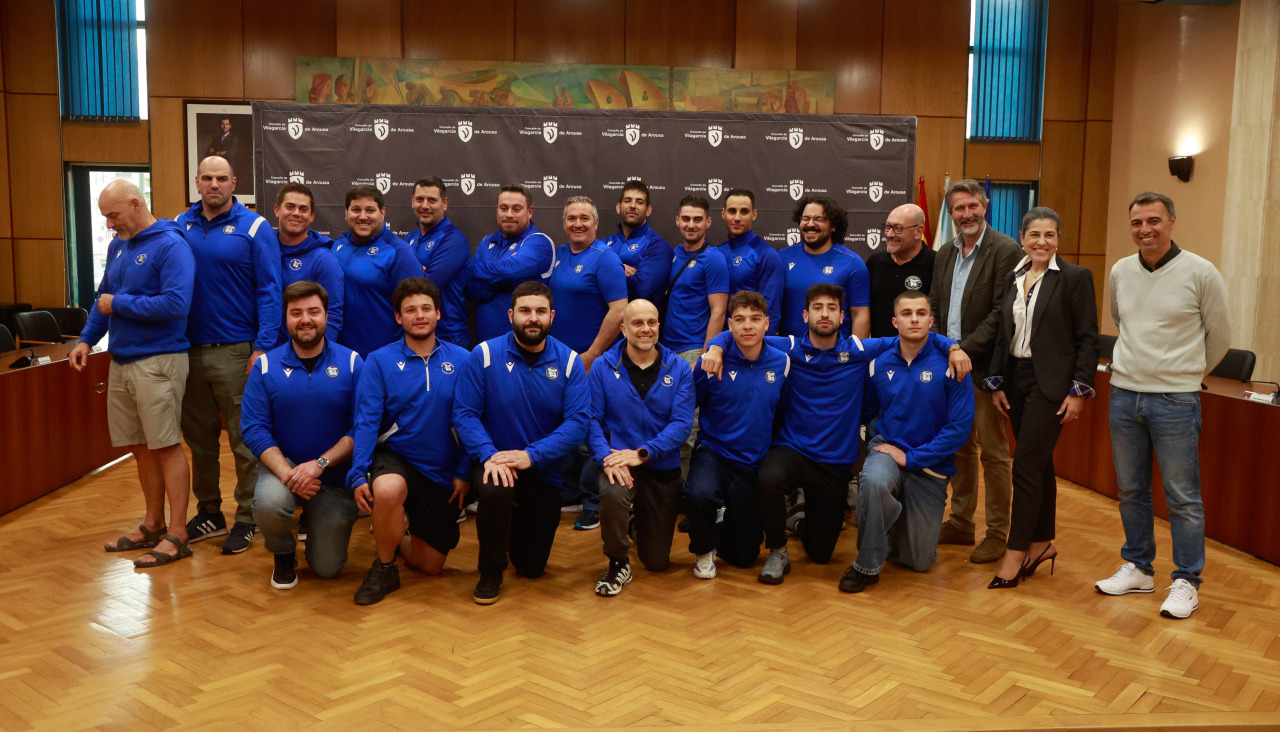 recepción club de rugby os ingleses concello de vilagarcía