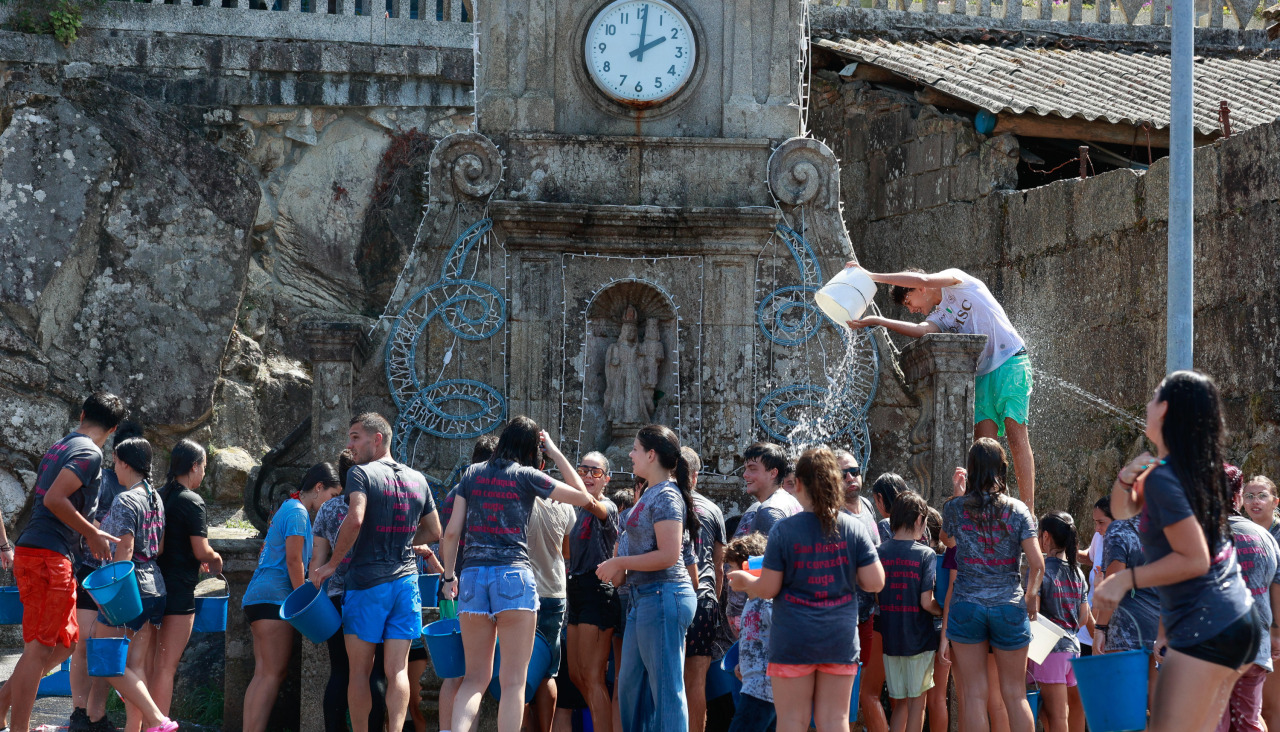 La fuente tiene un gran protagonismo