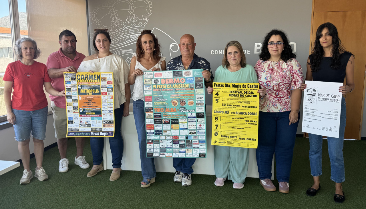 Boiro presenta su programa de actividades del mes de septiembre