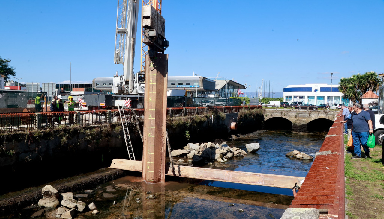 La fase más delicada del proyecto de saneamiento realizado por Augas de Galicia ya está en marcha
