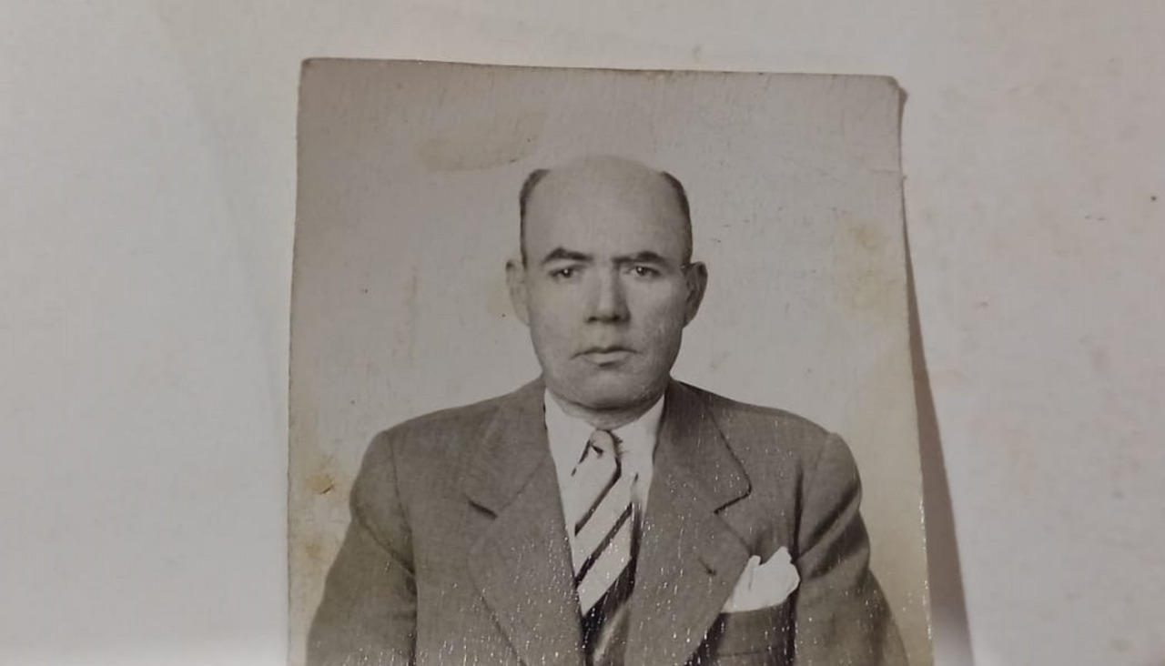 Antonio Muñiz en una foto del álbum familiar