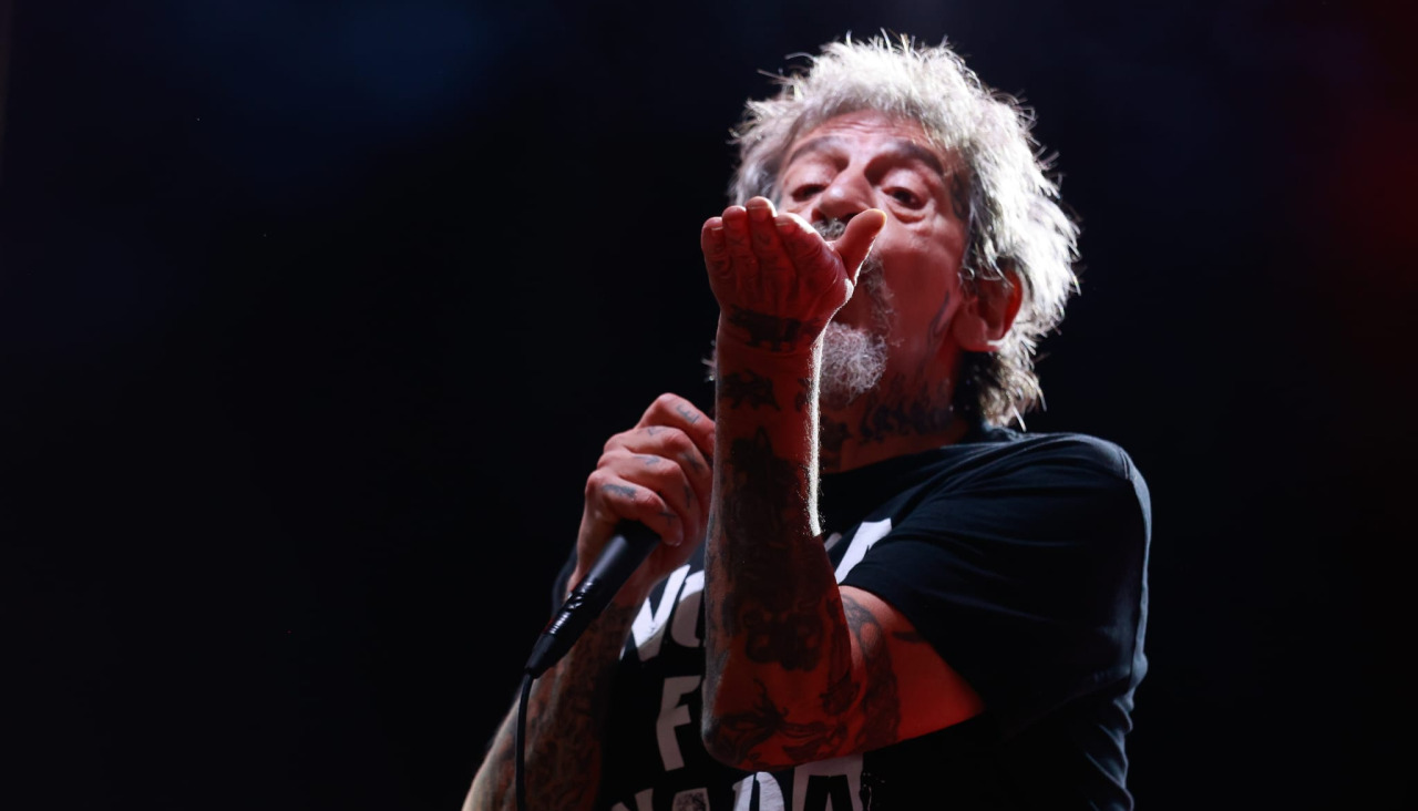 Evaristo en el escenario de Vilaxoán