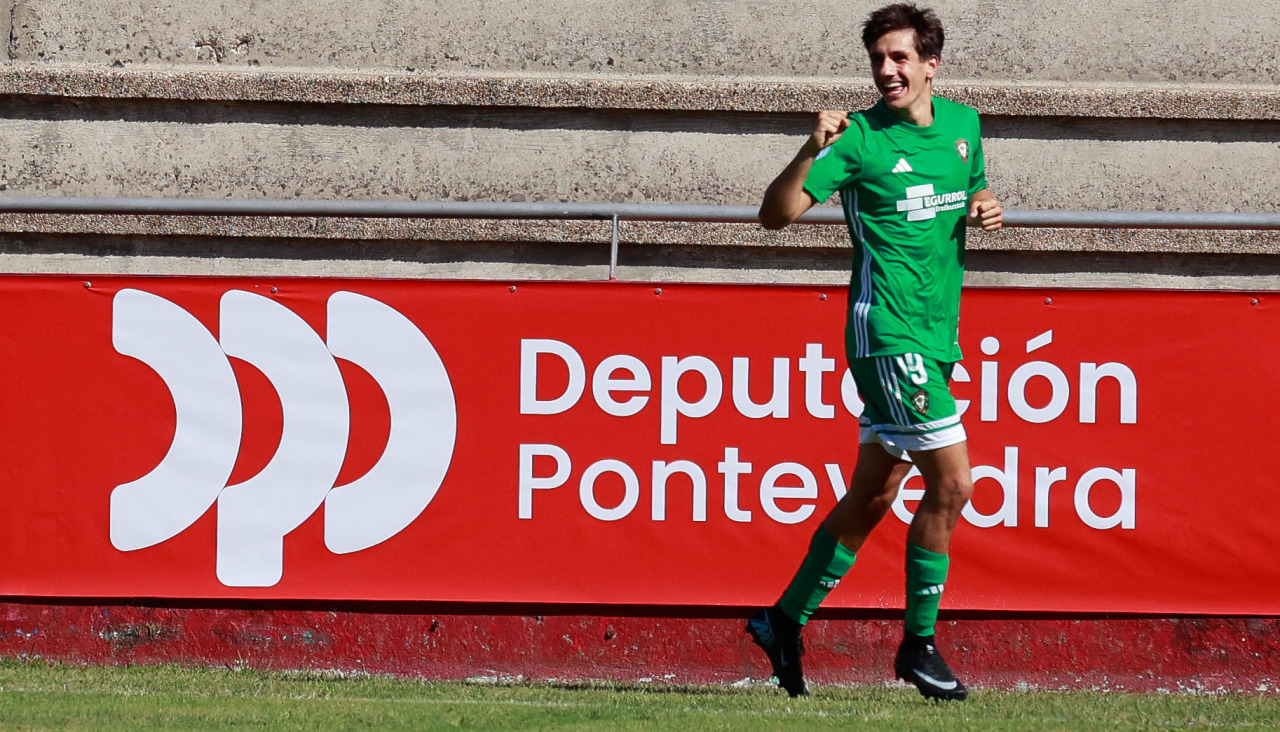 El joven Jon Ortiz ya es la sensación de la categoría tras su hat-trick en A Lomba