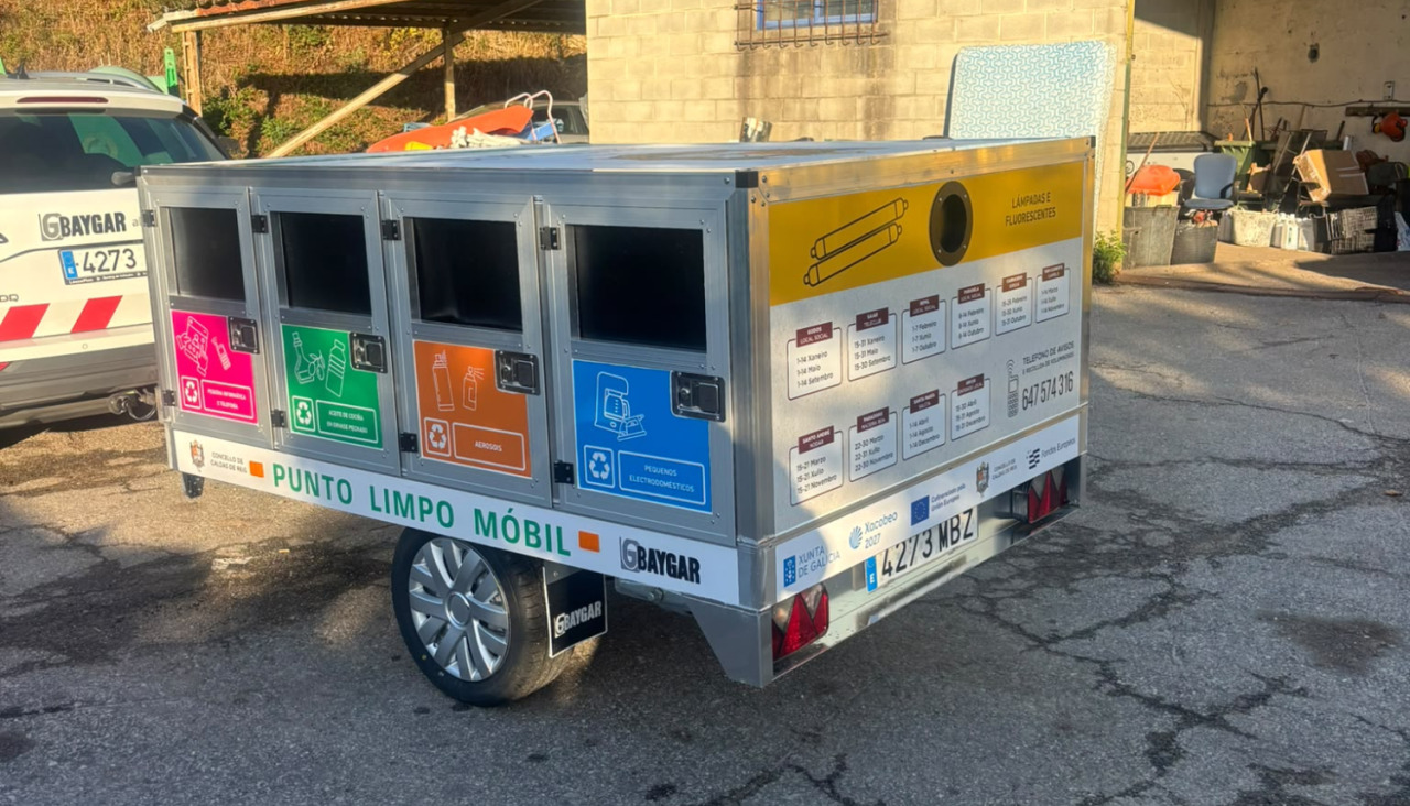 Punto móvil de reciclaje en Caldas